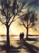 Pastellbilder Gabriele Meier, Winter